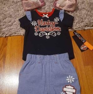 Harley-Davidson 3 month girl clothing